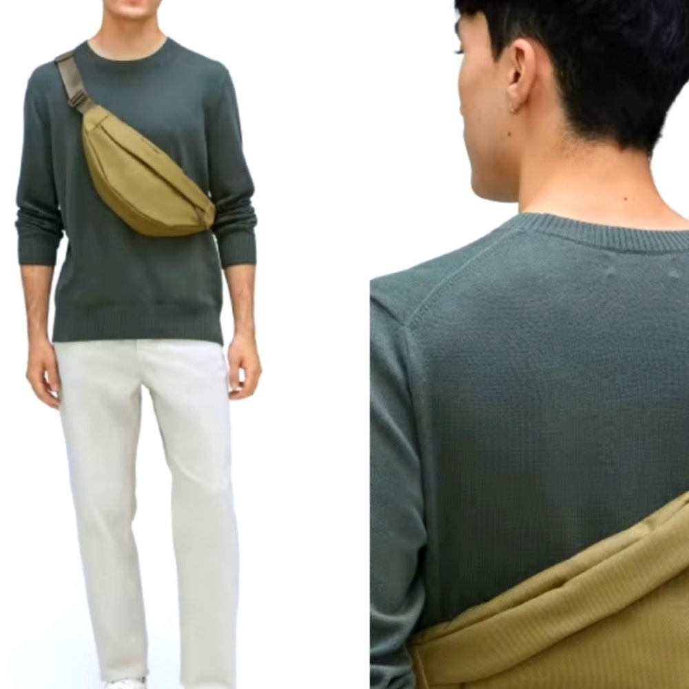 Everlane the renew transit fanny pack green NWOT - Picture 2 of 8